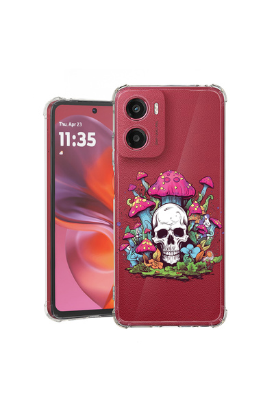 bestcase Carcasă spate antișoc pentru Motorola Moto G05, Dream Colors - Crani...