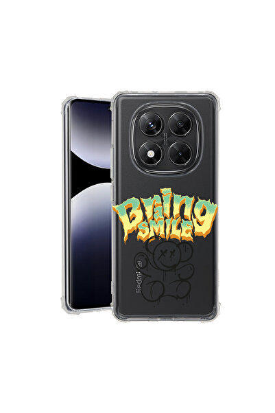 bestcase Carcasă spate antișoc pentru Xiaomi Redmi Note 14 Pro Plus, zâmbet d...