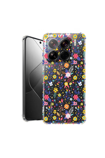 bestcase Carcasă spate antișoc pentru Xiaomi 15 Pro, model floral, 1926362 AS...