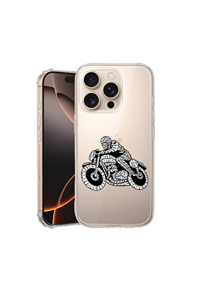 bestcase Αντικραδασμική θήκη πλάτης για Apple iPhone 16 Pro, Calligraphy Moto...