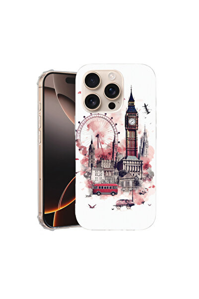 bestcase Carcasă spate antișoc pentru Apple iPhone 16 Pro Max, Visit London, ...