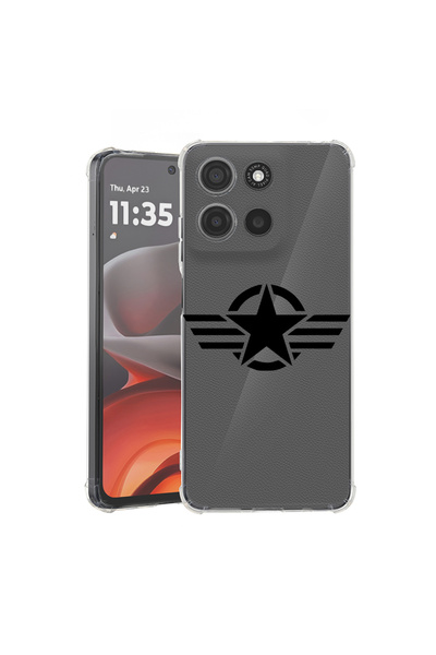 bestcase Carcasă spate antișoc pentru Motorola Moto G75, U.S. Army Star, 1946...