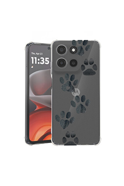 bestcase Carcasă spate antișoc pentru Motorola Moto G75, Labă de câine, 19460...