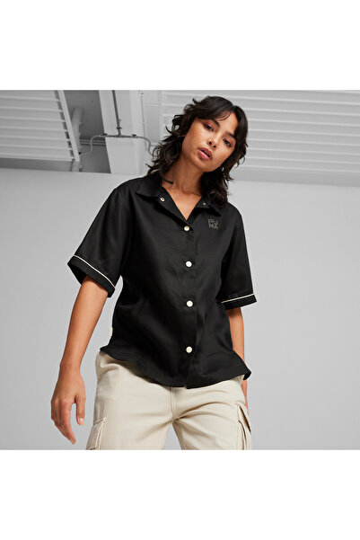 Puma Womens INFUSE Woven Shirt - Black