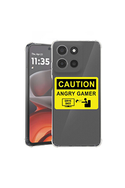 bestcase Carcasă spate antișoc pentru Motorola Moto G75, Angry Gamer, 1946016...