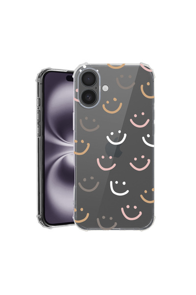 bestcase Carcasă spate antișoc pentru Apple iPhone 16, Smile Please, AS 985