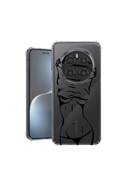 bestcase Αντικραδασμική πίσω θήκη για Honor Magic7 Pro, γυναικείο σώμα, 19263...