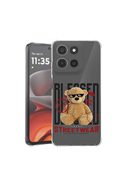 bestcase Carcasă spate antișoc pentru Motorola Moto G75, Teddy Bear Blessed, ...