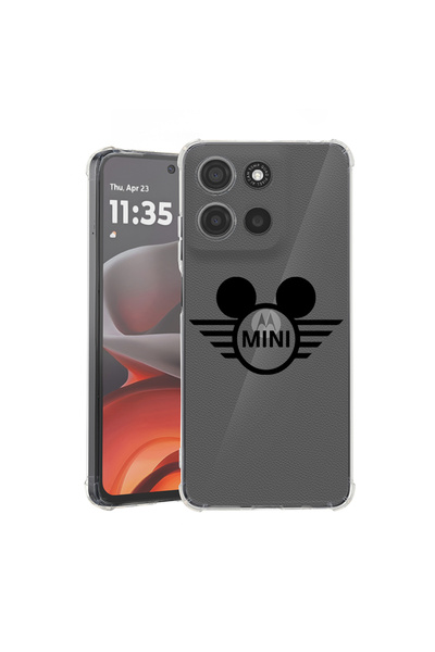 bestcase Удароустойчив гръб за Motorola Moto G15, мини забавен, 1926358 AS 1759