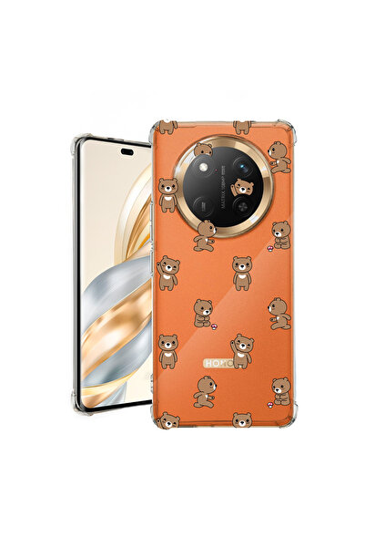 bestcase Carcasă spate antișoc pentru Honor Magic7 Lite, model ursuleț de plu...