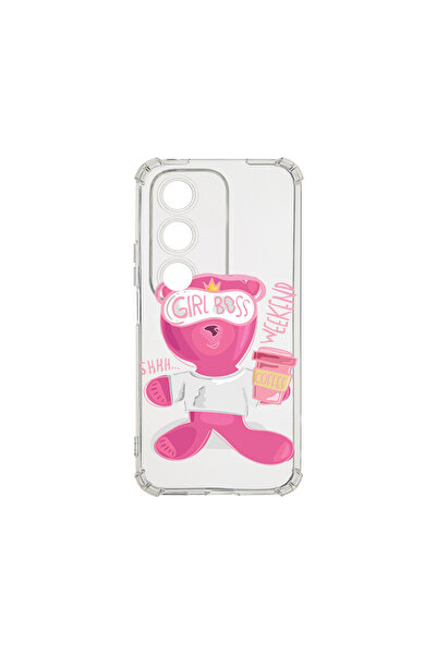 bestcase Carcasă spate antișoc pentru OPPO A80 5G, Teddy Bear - Gril Boss, AS...