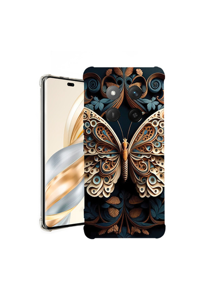 bestcase Αντικραδασμική πίσω θήκη για Honor Magic7 Lite, Beauty Butterfly, 19...