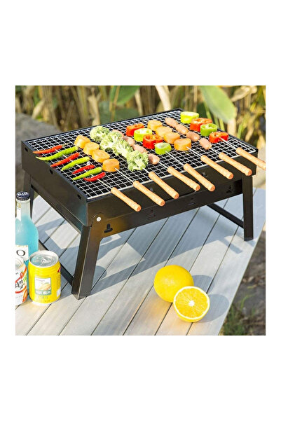 Bisbell سيخ شواء خشبي، سيخ لحم للشواء، 42 سم، 6 قطع، BB2797