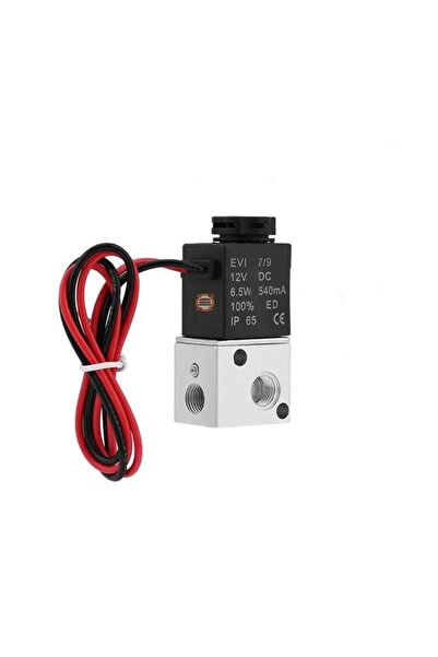 Meon Robotik Otomasyon 12V Solenoid Vakum Valf- 2 Konumlu 3 Yönlü Pnömatik Va...