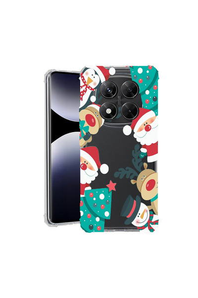 bestcase Carcasă spate antișoc pentru Xiaomi Redmi Note 14 Pro Plus, Crăciun,...