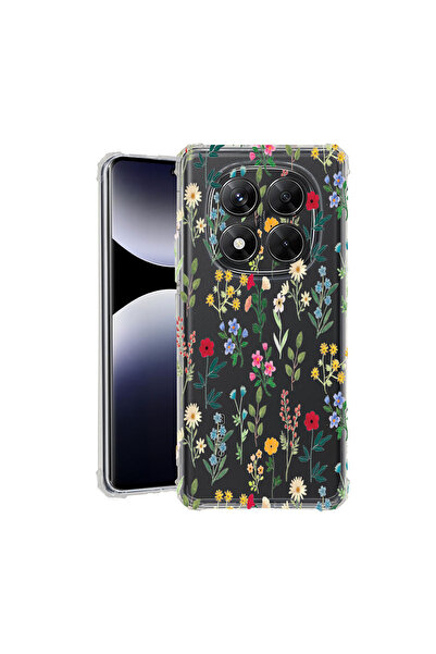 bestcase Carcasă spate antișoc pentru Xiaomi Redmi Note 14 Pro Plus, flori de...