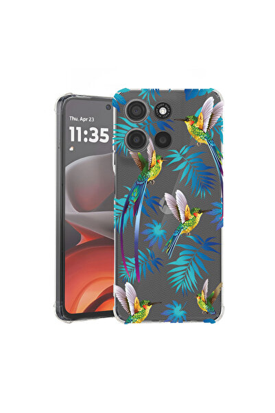 bestcase Carcasă spate antișoc pentru Motorola Moto G15, Wild Tropical, 19263...