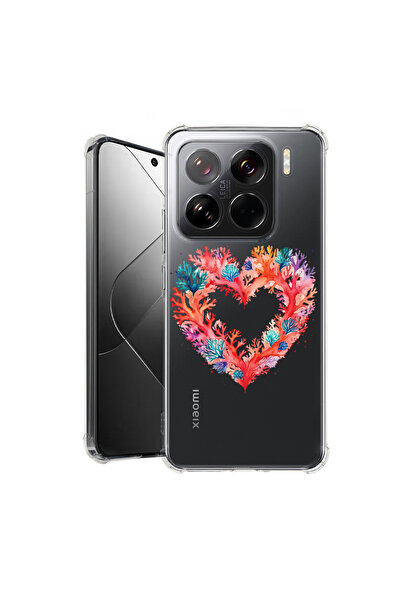 bestcase Carcasă spate antișoc pentru Xiaomi 15, culoarea inimă de coral, 192...