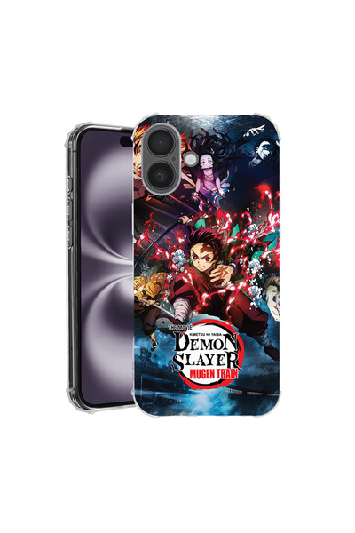 bestcase Carcasă spate antișoc pentru Apple iPhone 16 Plus, Demon Slayer, AS ...