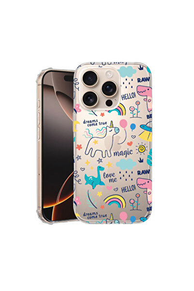 bestcase Carcasă spate antișoc pentru Apple iPhone 16 Pro Max, Unicorn - Dreams Come True, AS 759