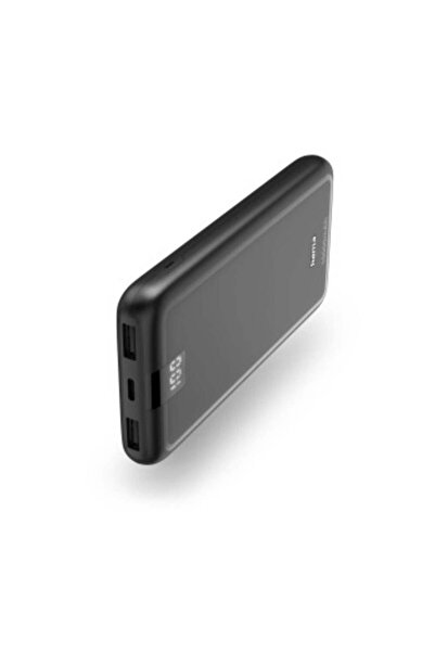 Hama Baterie externă Hama, 10000 mAh, încărcare rapidă, LiPo, antracit