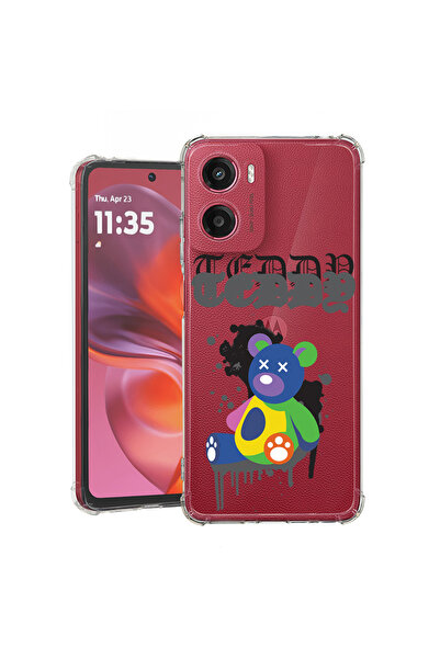bestcase Carcasă spate antișoc pentru Motorola Moto G05, culori pastelate cu ...