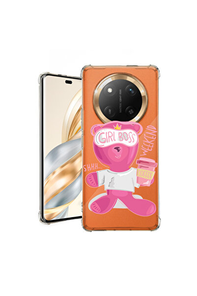 bestcase Carcasă spate antișoc pentru Honor Magic7 Lite, Teddy Bear - Gril Bo...