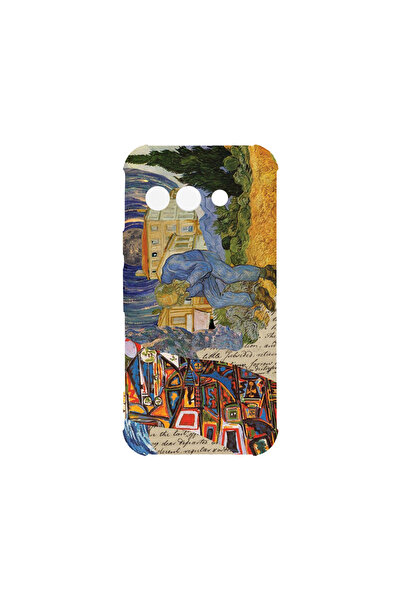bestcase Carcasă spate antișoc pentru Google Pixel 9a, stil Van Gogh, AS 1275