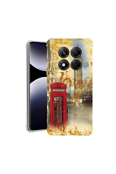 bestcase Carcasă spate antișoc pentru Xiaomi Redmi Note 14 Pro Plus, Londra, ...