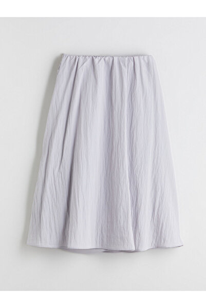 LC Waikiki Textured A-Line Skirt with Elastic Waist