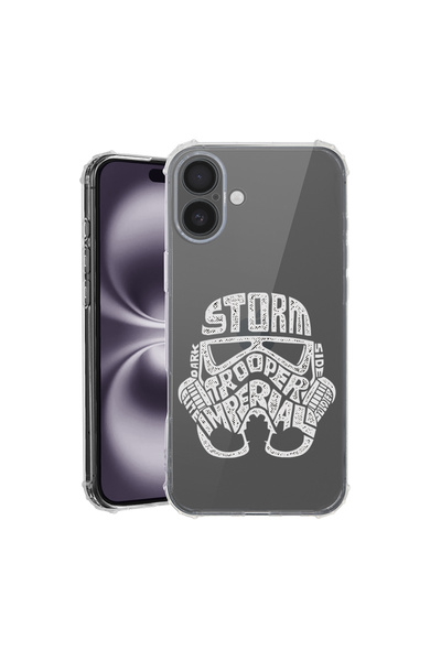 bestcase Αντικραδασμική θήκη πλάτης για Apple iPhone 16 Plus, Calligraphy Sto...