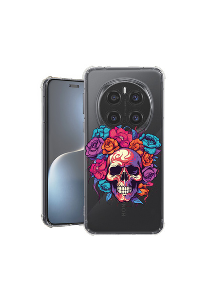 bestcase Carcasă spate antișoc pentru Honor Magic7 Pro, Dream Colors - Craniu...