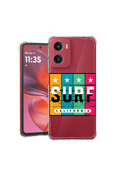 bestcase Carcasă spate antișoc pentru Motorola Moto E15, Surf - California, 1...