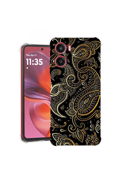 bestcase Carcasă spate antișoc pentru Motorola Moto G05, model auriu, 1926357...