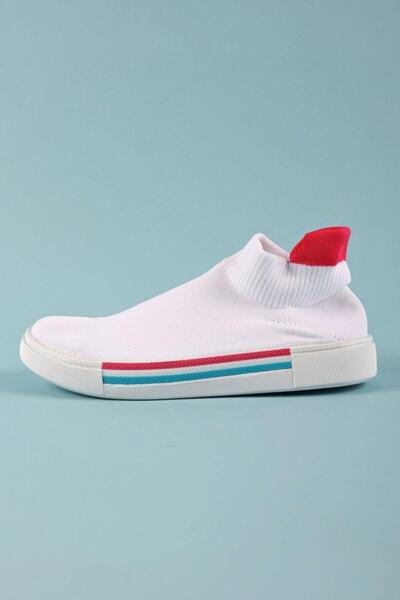 BONY SOCKS Unicorn Love Socks Pantofi Albi