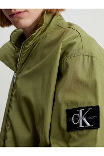 Calvin Klein Relaxed Cotton Zip up Jacket- Windbreaker Jacket