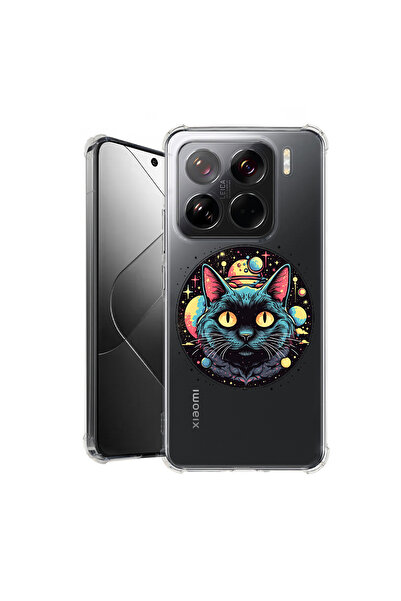bestcase Carcasă spate antișoc pentru Xiaomi 15 Pro, Mystic Black Cat, 192636...