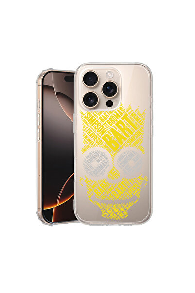 bestcase Удароустойчив калъф за Apple iPhone 16 Pro, калиграфия Барт Симпънс,...