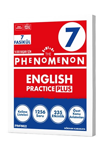 Fenomen Yayıncılık 2025-2026 7. Sınıf Phenomenon Practice Plus İngilizce Kitabı