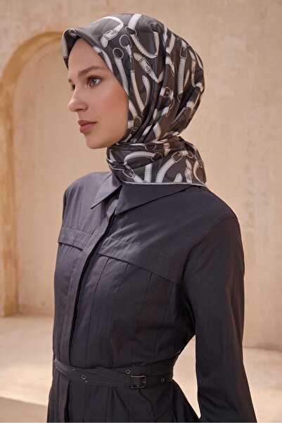 Belli Tivil Pure Silk Scarf 4125 - 56 Μικτό σχέδιο βιζόν