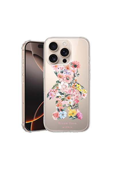 bestcase Αντικραδασμική θήκη πλάτης για Apple iPhone 16 Pro Max, Αρκουδάκι πο...