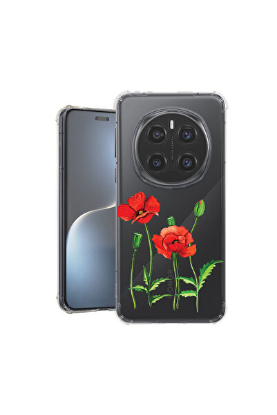 bestcase Anti Shock Back Case For Honor Magic7 Pro, Red Poppy, 1926356 AS 643