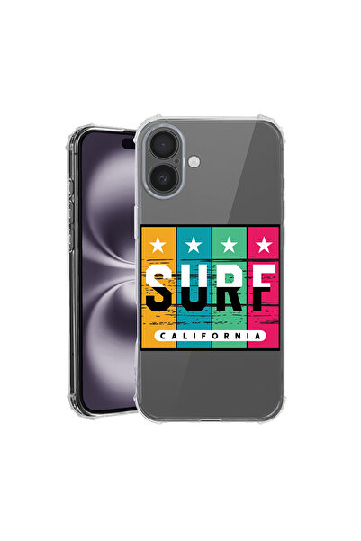 bestcase Αντικραδασμική θήκη πλάτης για Apple iPhone 16 Plus, Surf - Καλιφόρν...