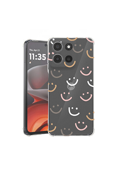 bestcase Carcasă spate antișoc pentru Motorola Moto G15, Smile Please, 192635...
