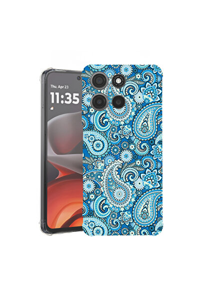 bestcase Carcasă spate antișoc pentru Motorola Moto G75, albastră, non-figura...