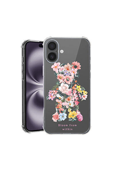 bestcase Αντικραδασμική θήκη πλάτης για Apple iPhone 16 Plus, Αρκουδάκι που α...