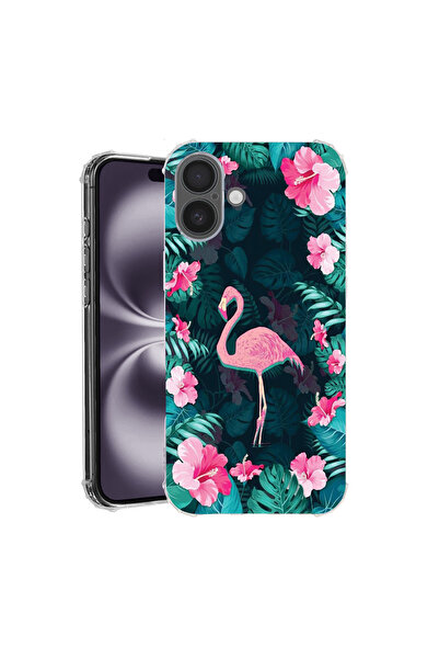 bestcase Αντικραδασμική θήκη πλάτης για Apple iPhone 16 Plus, Flamingo, AS 247
