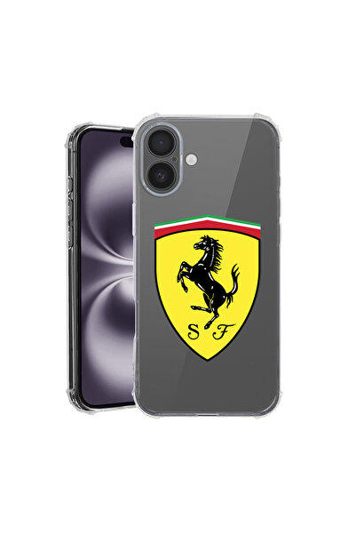 bestcase Carcasă spate antișoc pentru Apple iPhone 16, Ferrari, AS 1774