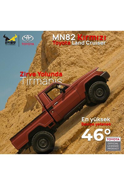MN Model MN82 1/12 Toyota Land Cruiser LC79 4WD RC Model Crawler Offroad Uzaktan Kumandalı Araba Tru