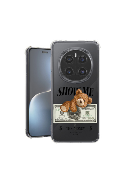 bestcase Carcasă spate antișoc pentru Honor Magic7 Pro, Ursuleț de pluș Arată...